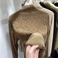 thumbnail image 1 of Chandails pour Femmes Mode Chauds Amples Blouse à Manches Longues Col Rond Chandail Décontracté Hauts Blouses Chandails à Capuchon pour Femmes Chandail en Liquidation, 1 of 7