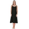 thumbnail image 1 of Women Plus Size Petticoat Nightdresses Solid Color Loose Slimming Long, 1 of 3