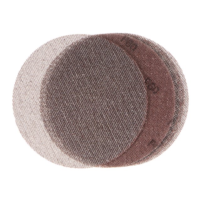 Unique Bargains 5pcs Mesh Sanding Discs 6 Inch Hook and Loop Sanding Net 60 Grits Dust Free Abrasive Pads for Wood Furniture