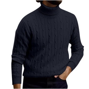 Styesk Mens Shirts Light Knit Oversized Sweater Stretch Long Sleeve Shirts Slim Fit Turtle Neck Shirt Casual Comfy Soft Pullover Undershirts