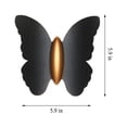 thumbnail image 3 of YoYuwiners Outdoor Indoor Wall Sconce Black Aluminum IP65 LED Lighting Fixture, 3 of 7