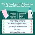 thumbnail image 3 of Tru Earth Fabric Softener Strips for Washing Machine, Alternative to Fabric Softener Liquid and Pods, Unscented Fragrance Free, Up to 64 Loads Per 32-Count, 3 of 5