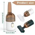 thumbnail image 2 of Portable Desktop Vacuum Cleaner,Cordless High Power Mini Handheld Dustbuster for Keyboard Car Office & Home,Rechargeable Small Vacuum for Cleaning Crumbs, Dust(White), 2 of 8