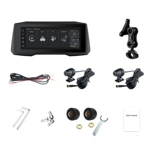Wweixi Motocycle DVR Dash Cam Pour Motos Capture de moto chaque moment de double caméra Dash Cam Durable
