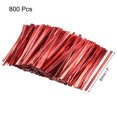 thumbnail image 2 of Unique Bargains 3-Inches Metallic Twist Ties for Bags Red 800pcs, 2 of 4