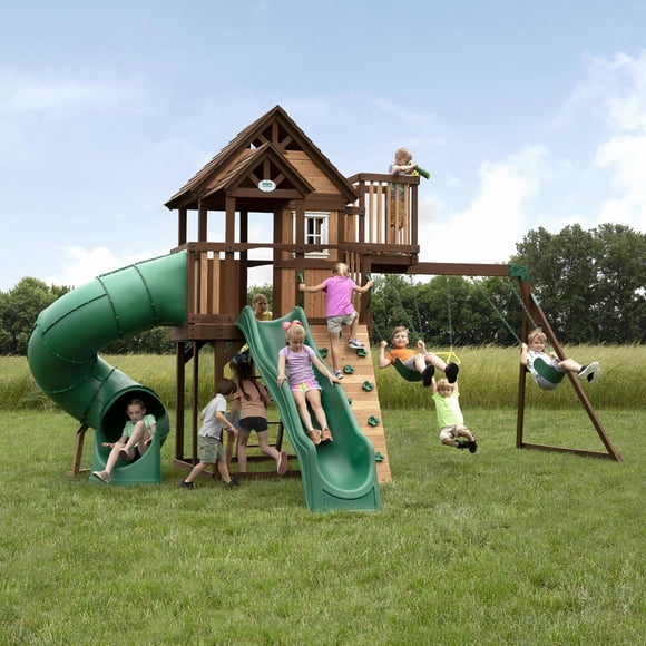 Backyard Discovery Sky Fort III Swing Set