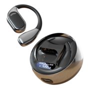 Wireless Earbuds Bluetooth Translation Earphones With Screen Open-Ear Design Noise Canceling Built-in Microphone And Speaker