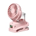 thumbnail image 2 of PRETXORVE Pince Multifonction Vaporisateur Recharge USB Grand Vent Silencieux Ventilateur Mini Rotatif à 360 Degrés, 2 of 5