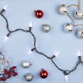 thumbnail image 1 of Northlight LED Faceted C6 Christmas Lights - Pure White - 23' Brown Wire - 70ct, 1 of 6