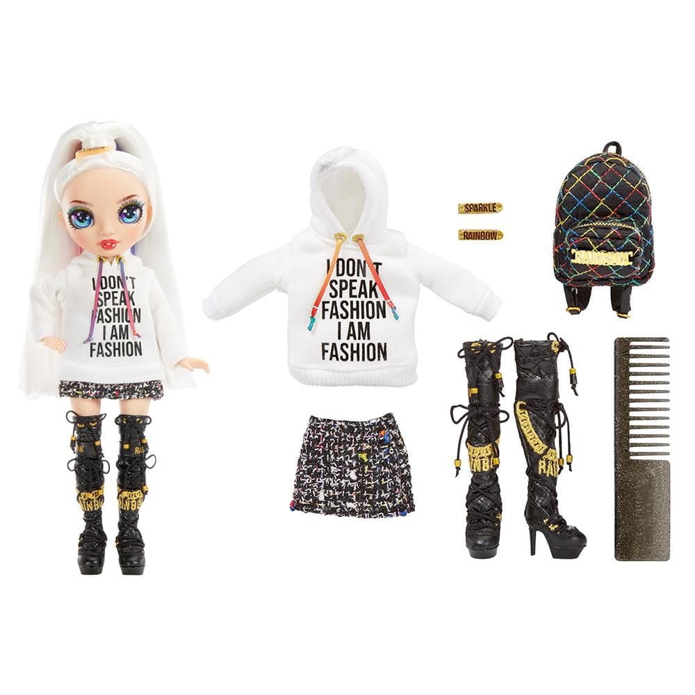 Rainbow High Jr High Amaya Raine – Poupée-mannequin de 9 po (23 cm) ARC-EN-CIEL