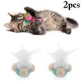 thumbnail image 1 of 2PCS Cat Ball Toy Interactive Bell Cat Pompom Toy Cat Feather Toy Cat Play Ball, 1 of 10