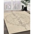 thumbnail image 3 of Ahgly Company Tapis d'Intérieur Lavables à la Machine, Carrés, Style Transitionnel, Mocassin Beige, Tapis de Zone, 8 Pieds Carré, 3 of 7