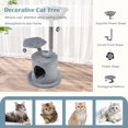 thumbnail image 4 of Costway 42" Cat Tree Tower 3-Layer Activity Center with Scratching Post Condo & 2 Perches, 4 of 10
