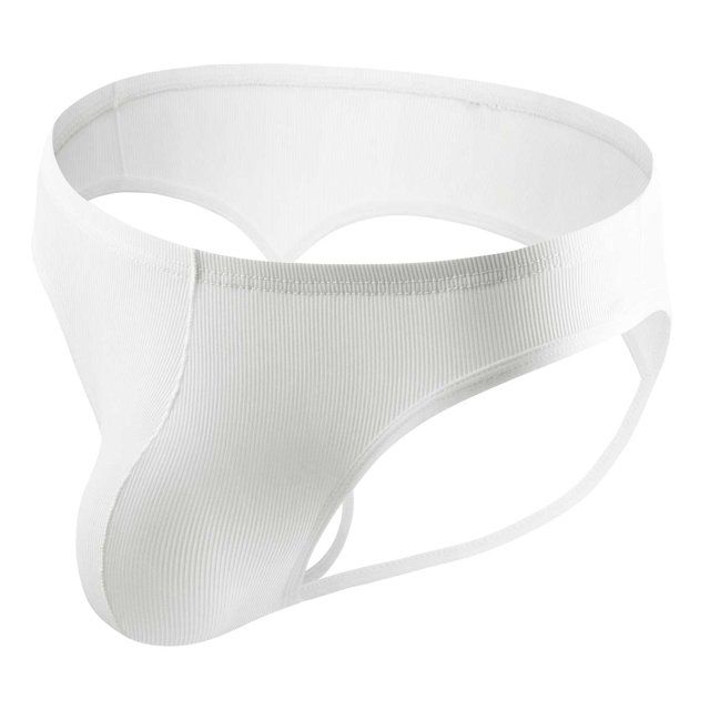 Caleçons pour Hommes Décontractés Mode Unis Aguichant en Maille Rayée Taille Basse