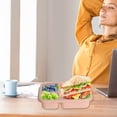 thumbnail image 4 of Vaidha Portable Microwave Oven Compartment Picnic Storage Box Lunch Box Food Fruit Container Lunch Box, 4 of 6