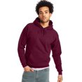 thumbnail image 1 of Hanes Mens EcoSmart Fleece Hoodie, 2XL, Maroon, 1 of 4
