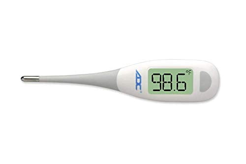 ADC Fast Read Digital Thermometer, Flexible Tip and Large Quick Read LCD Display with Color-coded Backlighting