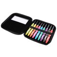 thumbnail image 1 of 9PCS Crochet Hooks Set Knitting Smooth Needle Tools Ergonomic Plastic Handle Aluminum Hooks(#1), 1 of 10