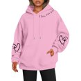 thumbnail image 1 of Chandail à Capuchon Imprimé Réversible pour Femmes avec Poches, Manches Longues, Chandail Décontracté, Chandail à Capuchon 100 pour Cent Polyester, Chandail à Capuchon pour Femmes, Vêtements d'Automne, Ados, Petit, Chandail pour Femmes, Chandails à Capuchon pour Femmes avec Fermeture Éclair, 1 of 3