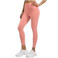 thumbnail image 1 of Miqool Womens High Waist Ankle Yoga Leggings Workout Tummy Control Soft Bike Pants with Two Pockets, 1 of 5