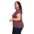 thumbnail image 4 of George Women's Plus V-Neckline Tee, 4 of 6