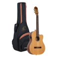 thumbnail image 1 of Ortega Guitars 6 String Family Series Pro Solid Top Acoustic-Electric Nylon Classical Guitar w/Bag, Right (RCE131), 1 of 5