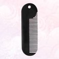 thumbnail image 3 of Compact Metal Mustache Comb 1Set for Men in Black 3.1x0.8in for Travel, 3 of 8