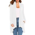 thumbnail image 1 of Cardigan à Manches Longues pour Femmes Automne Cardigan Ouvert avec Poches Cardigan Léger Décontracté, 1 of 5