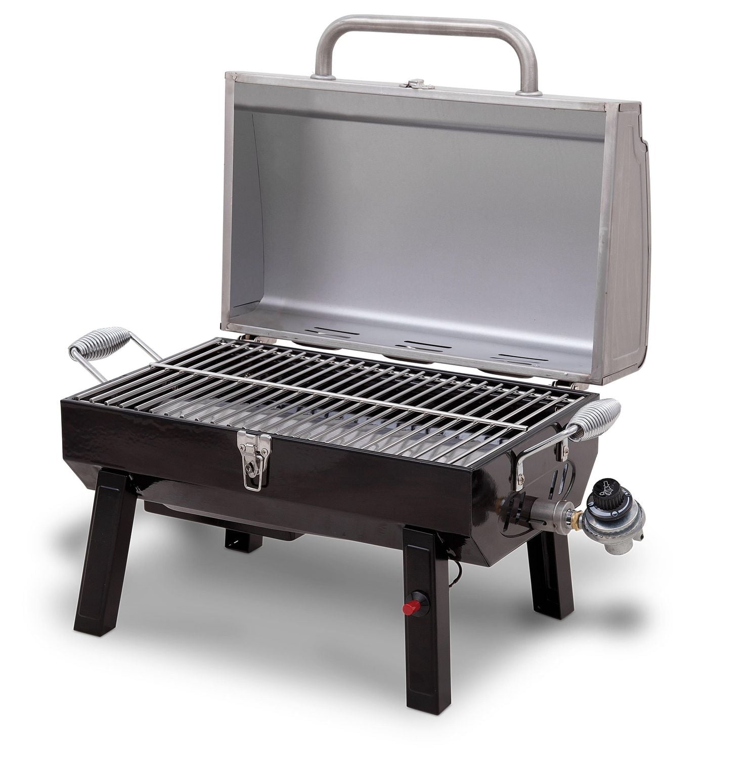 Barbecue à gaz propane portable à un 1 brûleurs en acier inoxydable