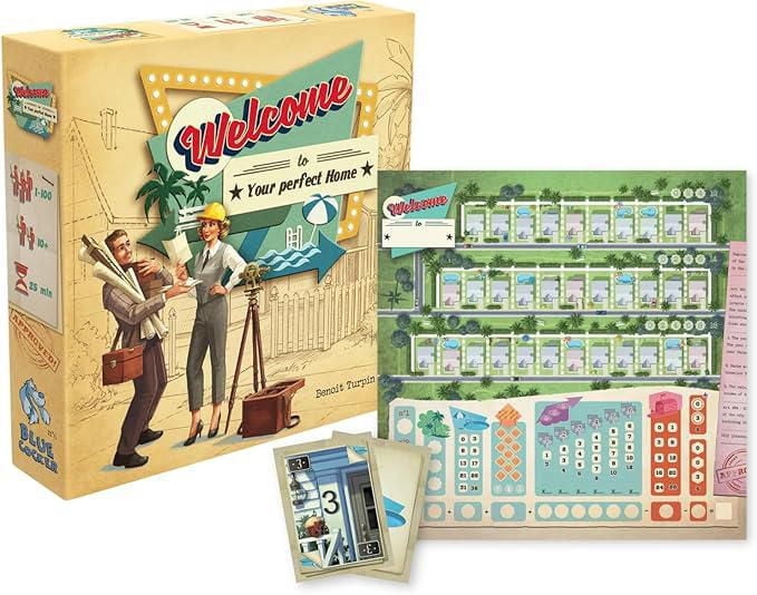 Blue Cocker Games: Welcome to...Your Perfect Home - English Board Game for the whole Family - 1-10 players - From 10+