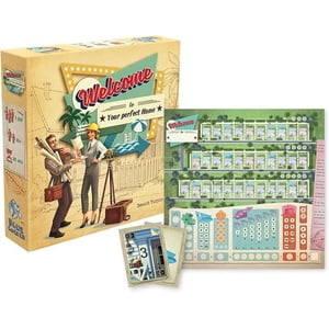 Blue Cocker Games: Welcome to...Your Perfect Home - English Board Game for the whole Family - 1-10 players - From 10+