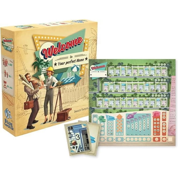 Blue Cocker Games: Welcome to...Your Perfect Home - English Board Game for the whole Family - 1-10 players - From 10+