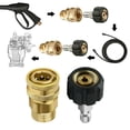 thumbnail image 4 of Lefu M22 Quick Release Connector to 1/4 Adapter Pressure Washer Coupling 14mm Fitting, 4 of 8