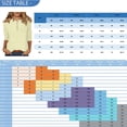thumbnail image 3 of DENGDENG Womens 3/4 Sleeve Shirts Cotton Crew Neck Summer Tops Elbow Sleeve Button Down Casual T Shirts Boho Three Quarter Length Tunics Solid Color Spring Clothes Mint Green XXL, 3 of 5