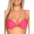 thumbnail image 1 of RELLECIGA Women's Push Up Bikini Top Twist Front Underwire Bathing Suit, 1 of 8