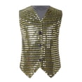 thumbnail image 1 of 2025 Garçons Hauts Garçons Haut Décontracté Garçons Pyjamas de Fête à Paillettes Scintillantes Garçons Robe de Carnaval Sans Manches Gilet T-Shirts Garçons, 1 of 6