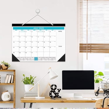 Tyidzon Wall Calendar, Calendar 2025-2026 from Jan 2025 to Jun 2026 18 Months Calendar 17 x 12 Inch for New Year