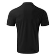 thumbnail image 3 of BOBOGOJP Polo à Manches Courtes pour Homme Séchage Rapide Polo de Performance à Manches Courtes pour Golf Randonnée Équitation (Noir,P), 3 of 5