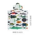 thumbnail image 1 of Serviette de Plage à Capuchon pour Enfants, Serviette de Plage de Changement, Natation, Portable, 1 of 3