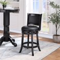 thumbnail image 4 of Boraam Augusta Counter Height Swivel Counter Stool in Black, 4 of 9