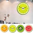thumbnail image 2 of Horloge Murale de Mode Forme Fruit Décoratif Pendule Décoration Murale pour la Maison, 2 of 7