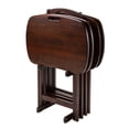 thumbnail image 4 of Winsome Lucca 5-Piece Set TV Tables with Handle - 94577, 4 of 5