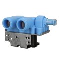 thumbnail image 4 of Water Inlet Valve Blue Double Head PP Washer Water Inlet Valve Replacement for 205613 WP358276 110-120V, 4 of 14
