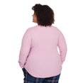 thumbnail image 3 of George Women's Plus Waffle Sleep Tee, 3 of 6