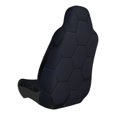 thumbnail image 2 of Vsdgher Modern Hexagonal Neon Grid for Automotive Seat Covers for Cars Trucks SUVs, Universal Fit Anti-Slip Bucket Seat Protector for Cars,Vehicle Seat Protector for Front Seats, 2 of 5