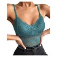 thumbnail image 1 of WZXFASHION Women Strapless Adjustment Rimless Invisible Bralette Push Up Sticky Bras Vest Intimates Green XL, 1 of 6