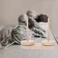 thumbnail image 5 of KAKOWELY 1Pc Wooden Thread Holder Yarn Ball Rack Rotatable Yarn Storage Holder for Home,9.84"X8.66"X3.94", 5 of 5