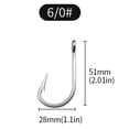 thumbnail image 2 of Universal Octopus Fishing Hook Lure Fishing Hook Line Connector Stainless Steel Fishing Tackles, 2 of 8