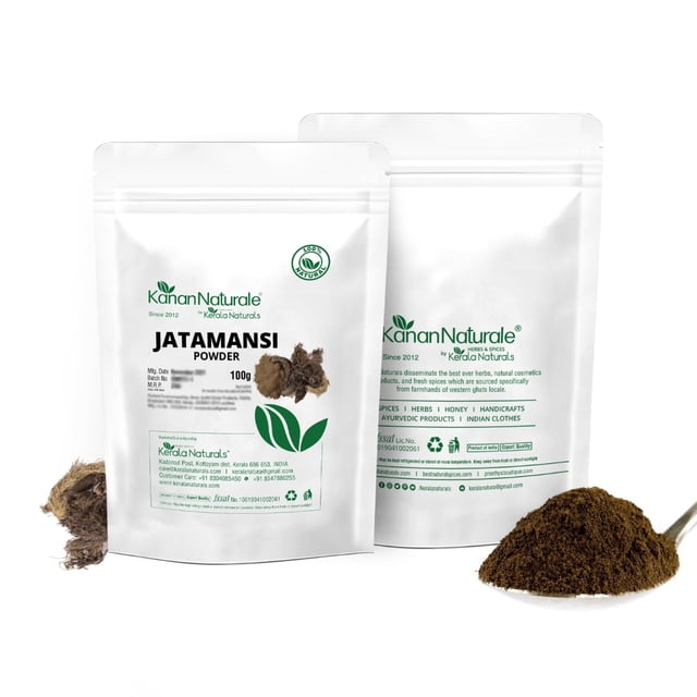 Kerala Naturals Jatamansi Powder – Spikenard Root – 100 g