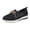 Black, variant on Commforr Walking Shoes Women, Slip On Loafers for Women Platform Wedge Metal Chain Ballet Flats Round Toe Chunky Bottom Low Top Dress Shoes for Women Ladies Vacation Work Nurse, Beige, 6.5
